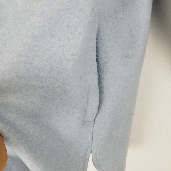 Zara Soft Overshirt Baby Blue Size XL - Picture 6 of 11